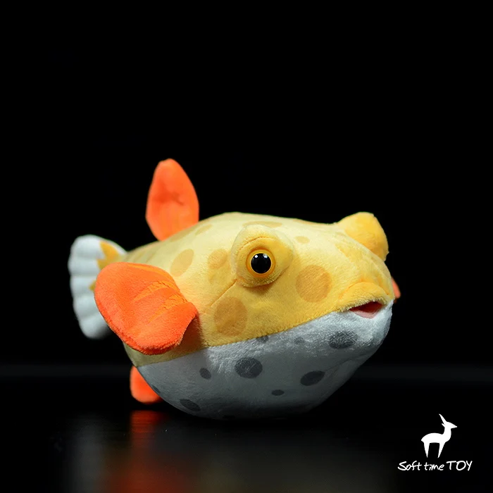 Плюшевая Подарочная модель, игрушка, милая коробка, имитация рыбы, мерная коробка, Мерцающая кукла, супер милая морская кукла-существо от AliExpress WW