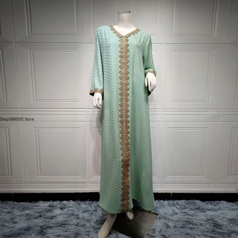 Abaya Dubai Arabic Muslim Long Dress For Women Robe Longue Femme Musulmane Caftan Marocain Kaftan Morocco Turkey Islam Clothing