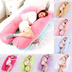 Подушка для сна для беременных женщин PW12 100% хлопок с принтом кролика u-образные подушки для беременных
