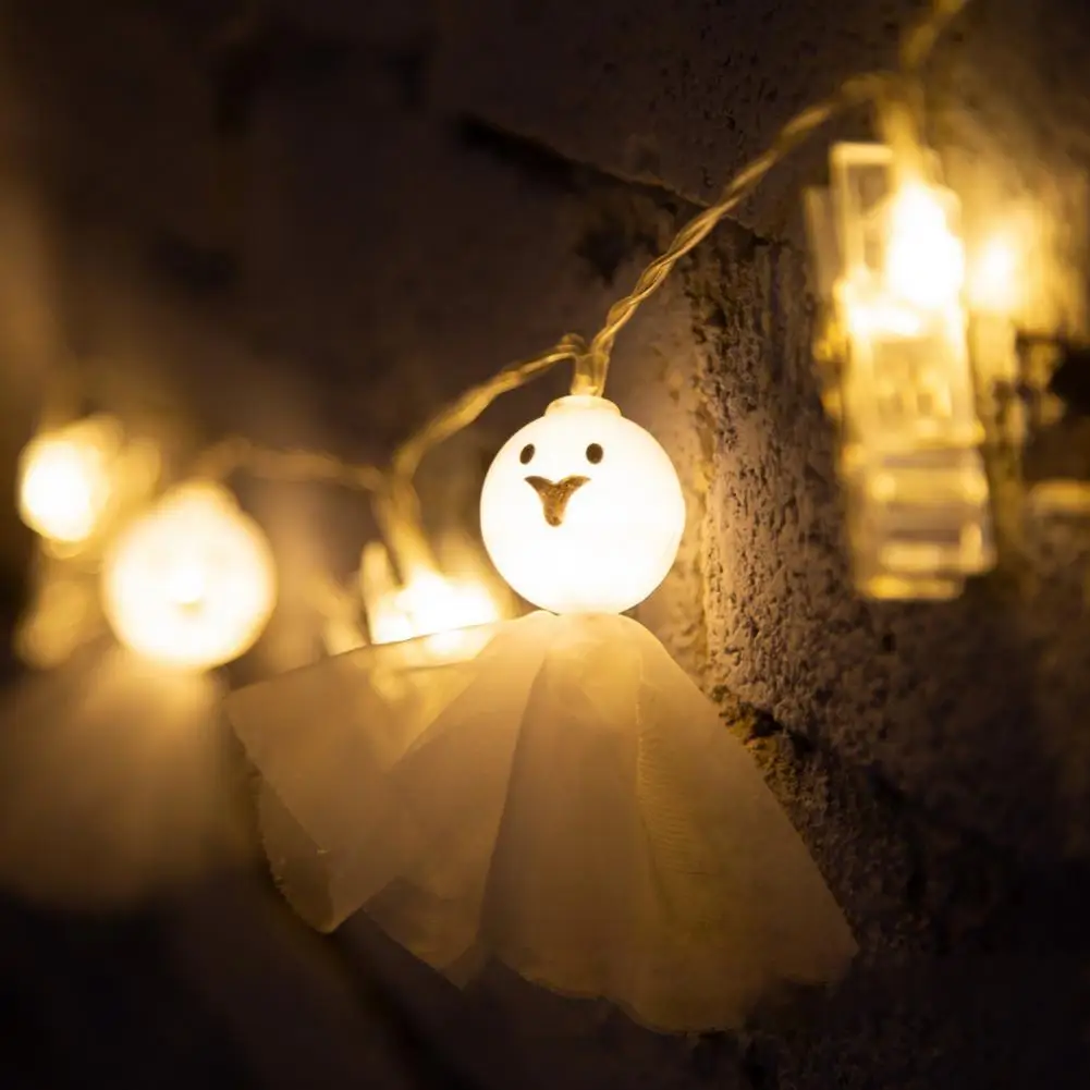 

Газовый призрак, нежный газовый призрак светодиодный ные гирлянды, долговечные украшения на Хэллоуин, милая гирлянда для сада