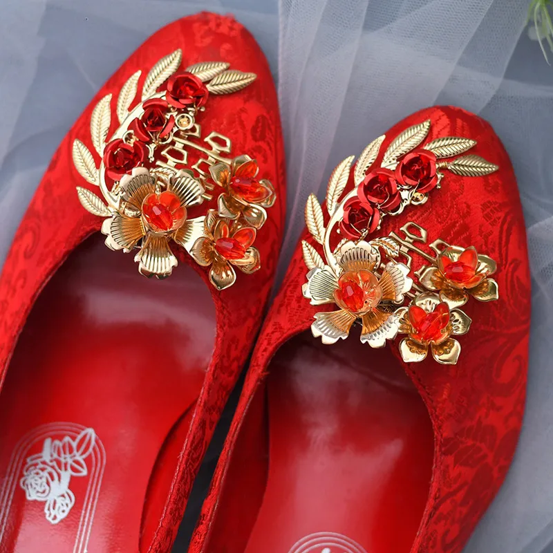 

High Heels Shoe Buckle Shoe Flower Shoe Accessories Shoe Clip Removable Handmade Shoe Flower Shoe Buckle