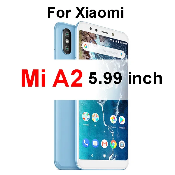For Xiaomi a2 Portective стекло для Xiaomi mi a2 lite a1 бронированная Защитная пленка для экрана из закаленного стекла mi a2lite mi a1 a 2 2a a2lite 1a 9h - Цвет: For Xiaomi a2