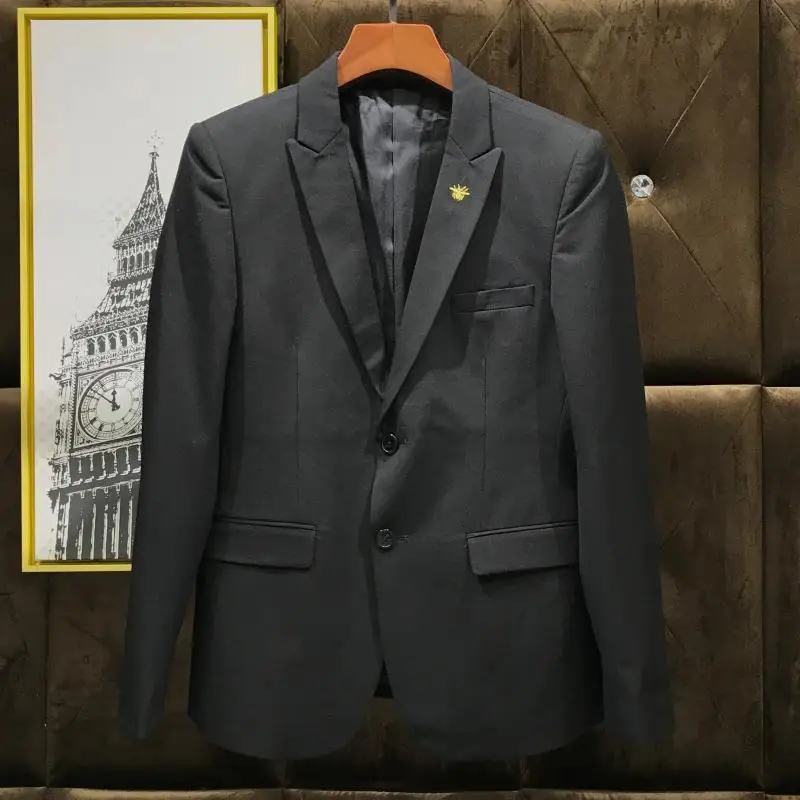 Высокое качество шикарная пчела вышивка умная повседневная мужская 3 шт. наряды