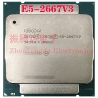 intel xeon e5 2667 v3 processor 3 2ghz 20mb 8 core 16 thread lga 2011 v3 e5 2667v3 cpu processor