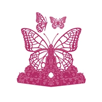 butterfly 3d card shape metal cutting dies scrapbook diary decoration embossing template diy greeting card handmade 2021 new