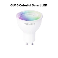 yeelight gu10 smart led bulb dimmablecolorful lamp 350 lumen work with yeelight app google assistant alexa