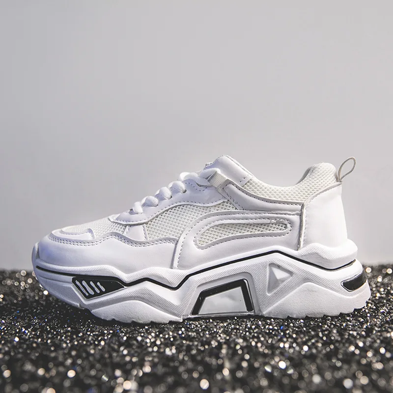 Женские кроссовки высокого качества женские на платформе женская обувь дышащие