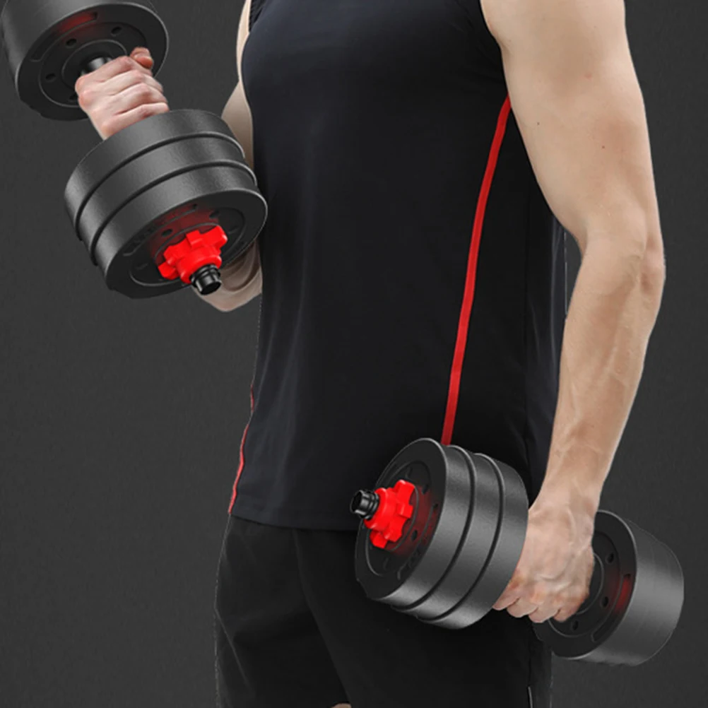 

1 Pair Weightlifting Fitness Dumbbells Detachable Dumbbell Arm Muscle Trainer Household Exercise Supplies Fitness Equipment