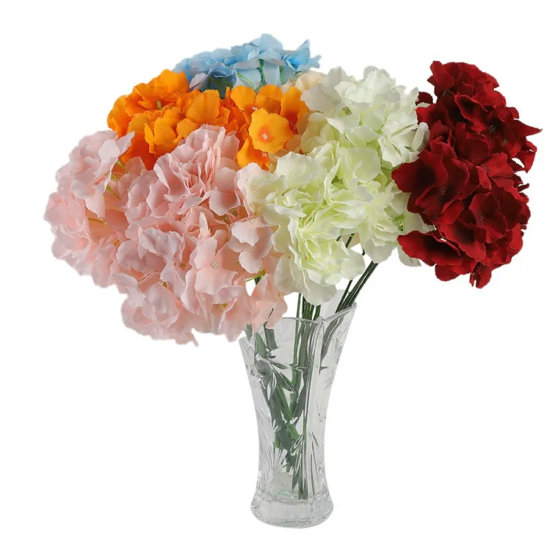 

Home Decoration 45cm Hydrangea 5 Branch Artificial Flower Wedding Bouquets Wedding Decoration Bouquet