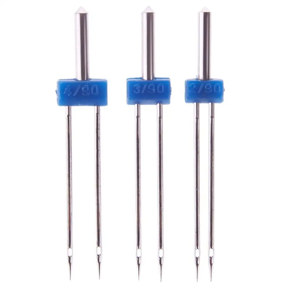 3pcs/set 2/3/4MM Double Twin Needles Pins For Household Multi-Functional Sewing Machine Accessories multifuctional fittings | Дом и сад