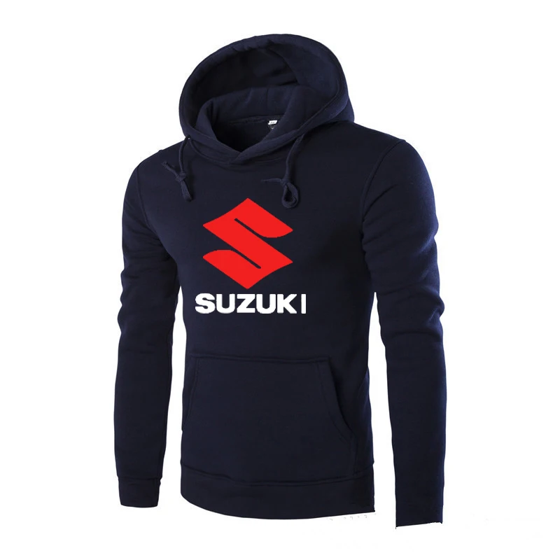 Толстовка с капюшоном для мужчин, автомобиль Suzuki, принт логотипа, Толстовка весна-осень, модная мужская толстовка с капюшоном в стиле хип-хоп harajuku, Повседневная Толстовка из флиса, спортивный костюм - Цвет: 807