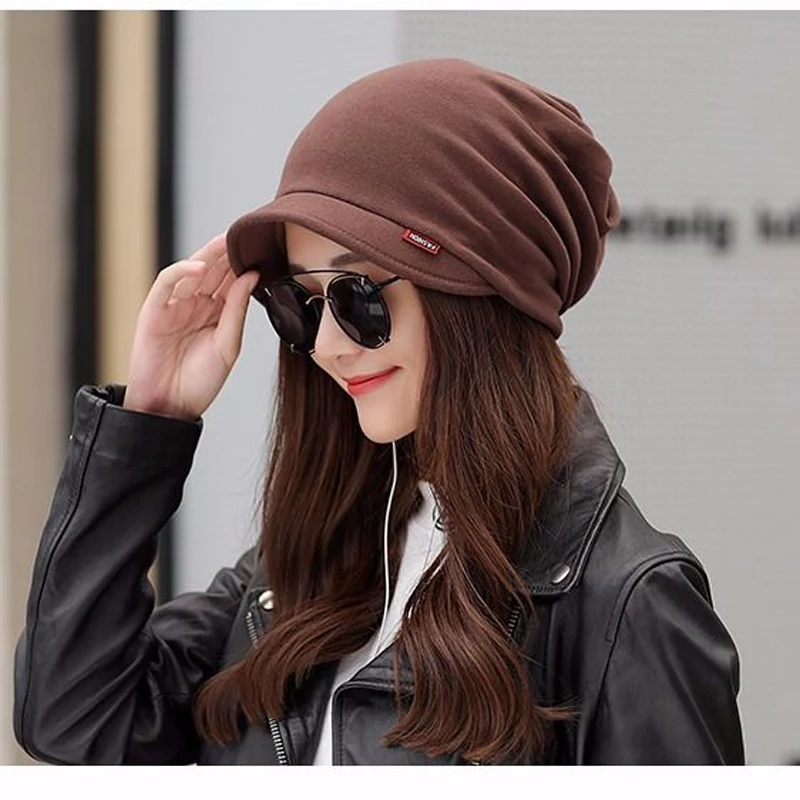 

autumn winter warm hat Dual use multi-function cap peaked cap beanie cap Bonnet ski mask Gorros Panama Hats for women bucket cap