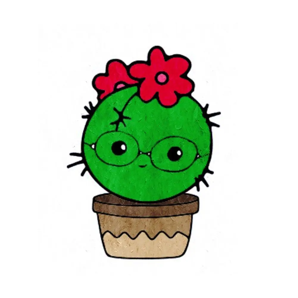 

Cactus Seal Customization Decorative Scrapbook DIY Cards Clear Silicone Photo Making Transparent Rubber Stamp Album Y1E8