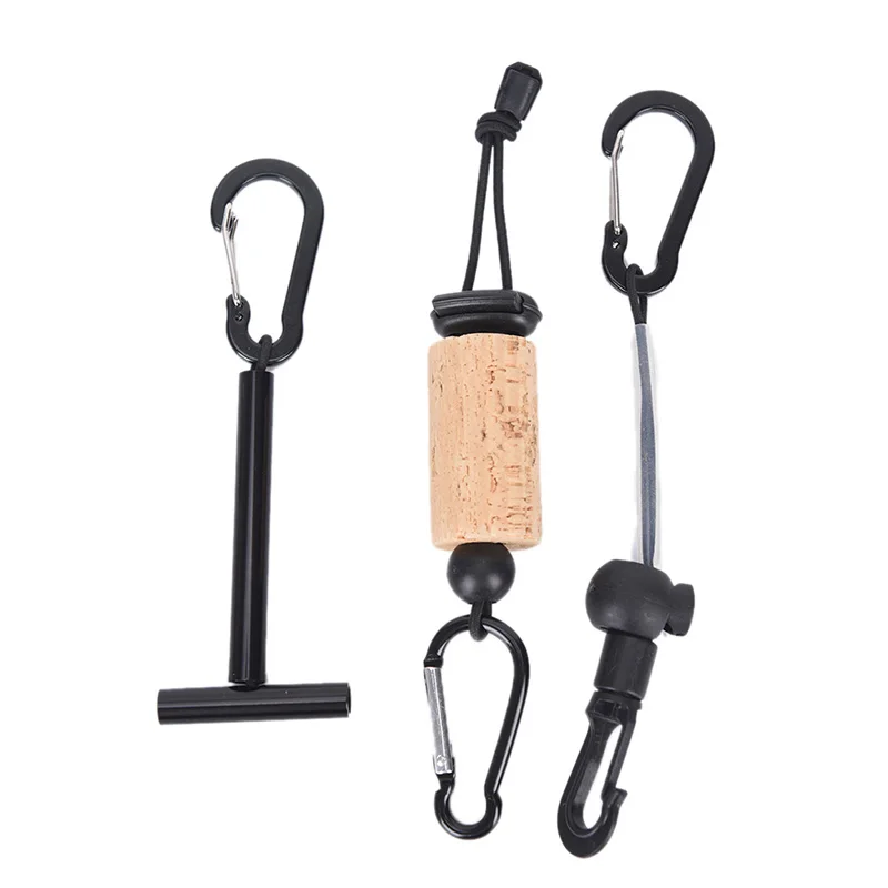 1 шт. рыболовный палантин держатель с бутылкой карабином снасти инструмент