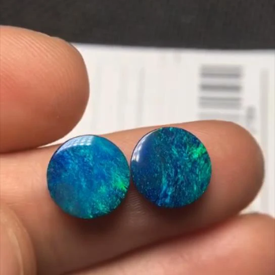 A1223 Австралийское производство 3.640ct натуральные двухслойные опалы свободные