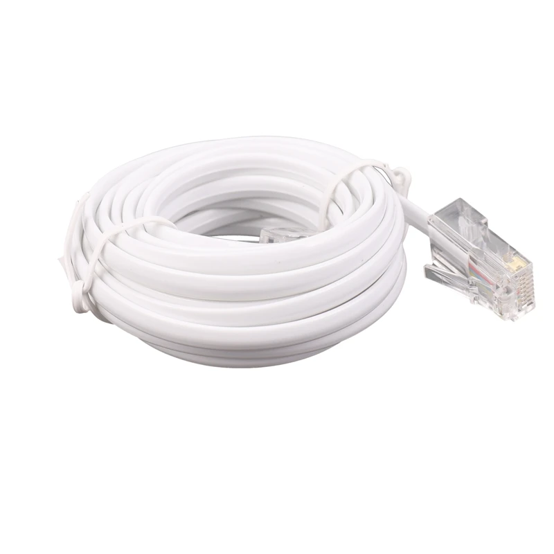 

RJ11 6P4C to RJ45 8P4C Modular Phone Internet Extension Cable 3 Meter