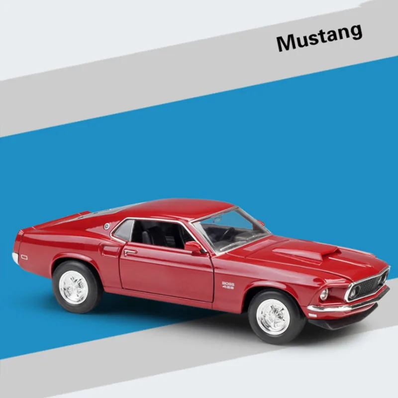 1/24 литье под давлением 2007 1969 Mustang Shelby Cobra GT 429 модель спортивного автомобиля