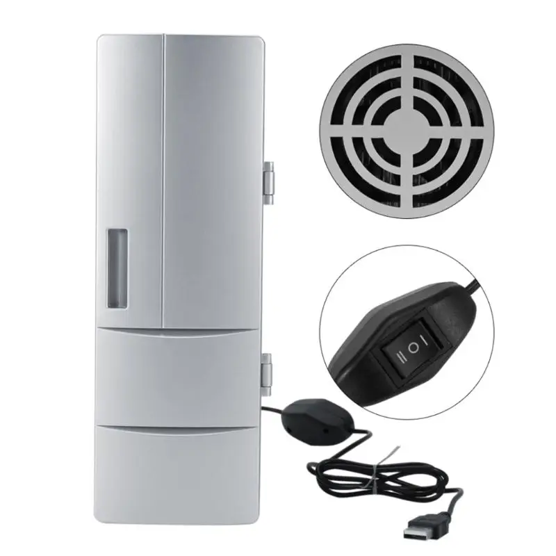 

X37C Portable Mini Laptop Fridge PC Refrigerator Beverage Drink Medicine Cold & Warm Box Beer Cooler