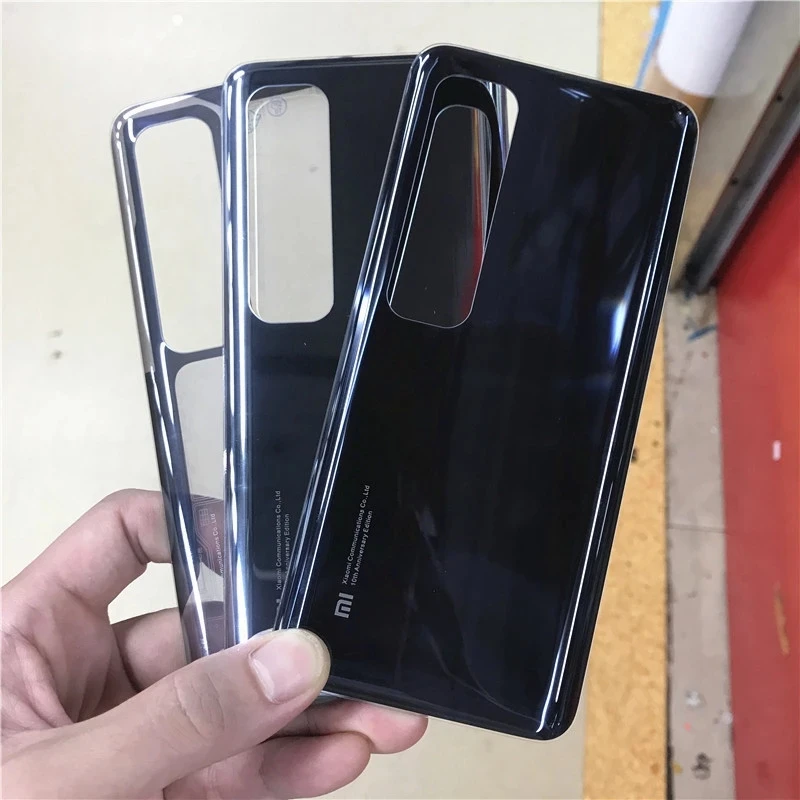 

Стеклянная задняя крышка батарейного отсека, задняя крышка для Xiaomi Mi 10 Ultra M2007J1SC, задняя крышка, запасные части + клей