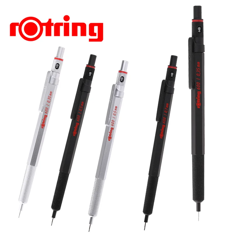 Механический карандаш LifeMaster Rotring серия 600 серебристый/черный для графического