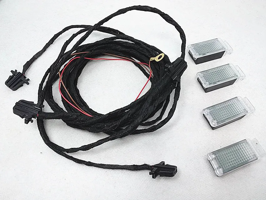 Оригинальный светодиодный светильник Footwell для Golf 6 7 Jeta MK5 MK6 Tiguan Passat B7 B8 5GG 947 409