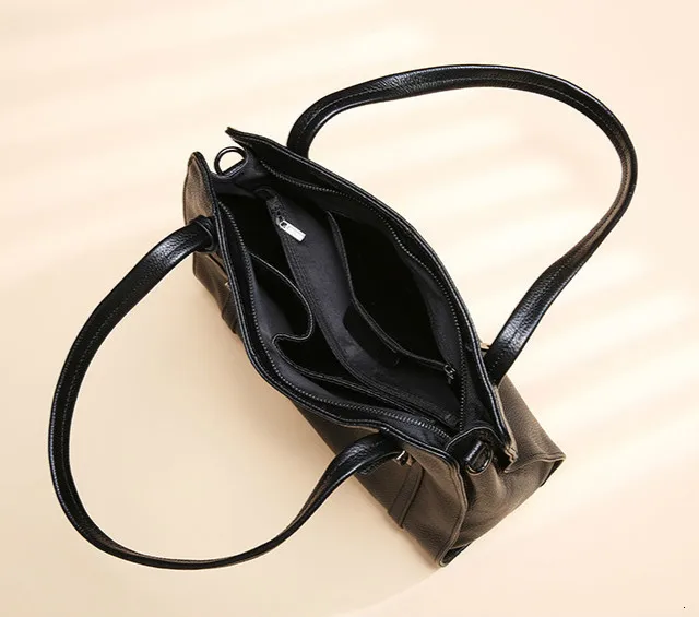 Сумки шопперы для женщин из натуральной кожи роскошные брендовые сумки и сумочки