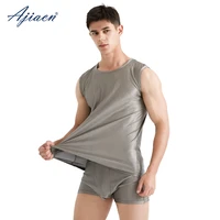 genuine electromagnetic radiation protective mens vests and boxers 5g communication emf shielding 100 silver fiber underwear