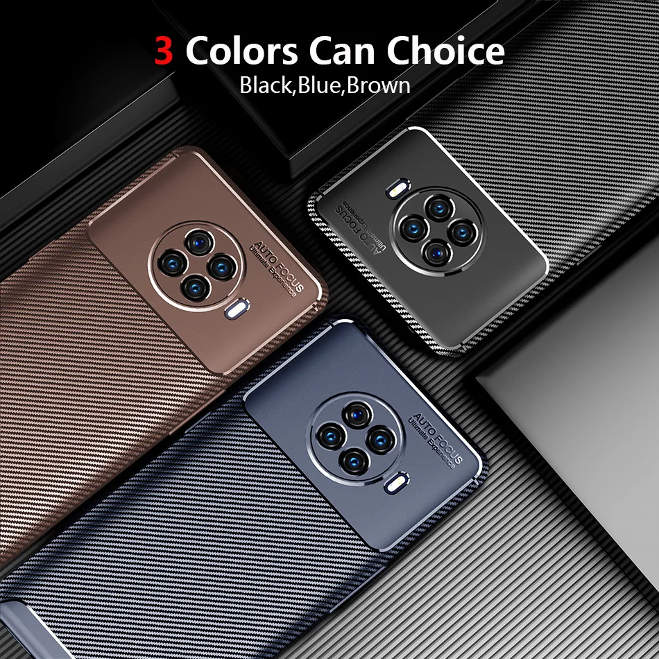 

ACE 2 Carbon Fiber Case For OPPO ACE 2 Case Luxury Soft TPU Slim Silicone Cover for OPPO ACE2 Capa Fundas