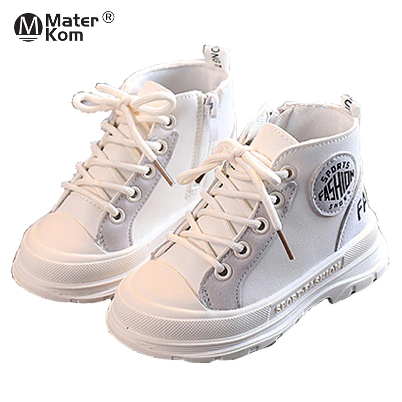 

Size 21-30 Boys Single Shoes Baby Soft Bottom Short Boots Children Warm Casual Shoes Girls Martin Boots with Anti-slippery