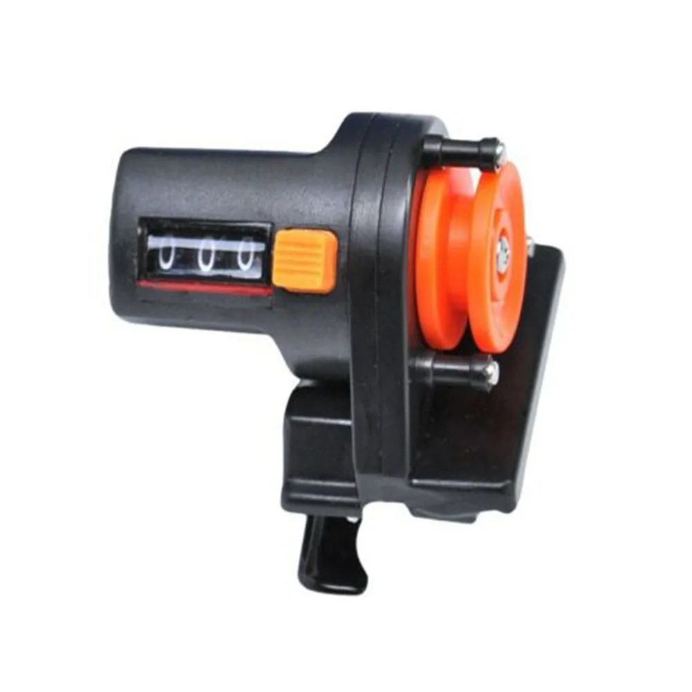 

0-999m Fishing line counter Gauge Plastic Portable Tool Replace Accessory