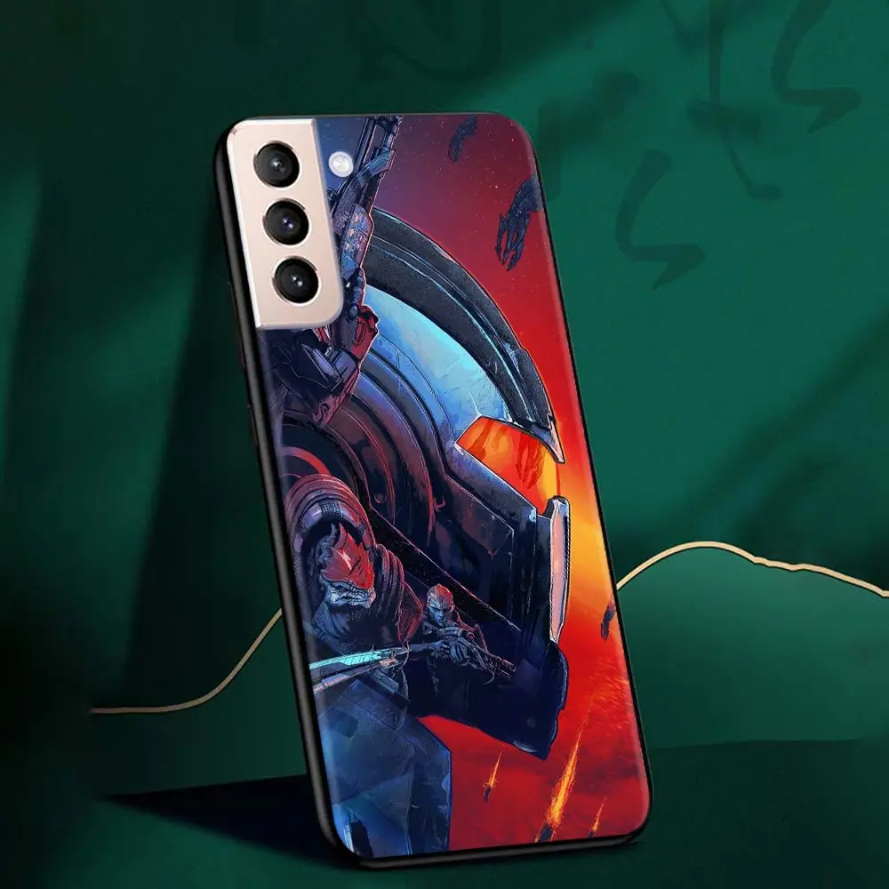 Силиконовый чехол для Samsung Galaxy S21 S20 Ultra S10 Plus Lite FE S10e S9 S8 S7 Edge M22 M52 5G Case N7 Mass Effect |