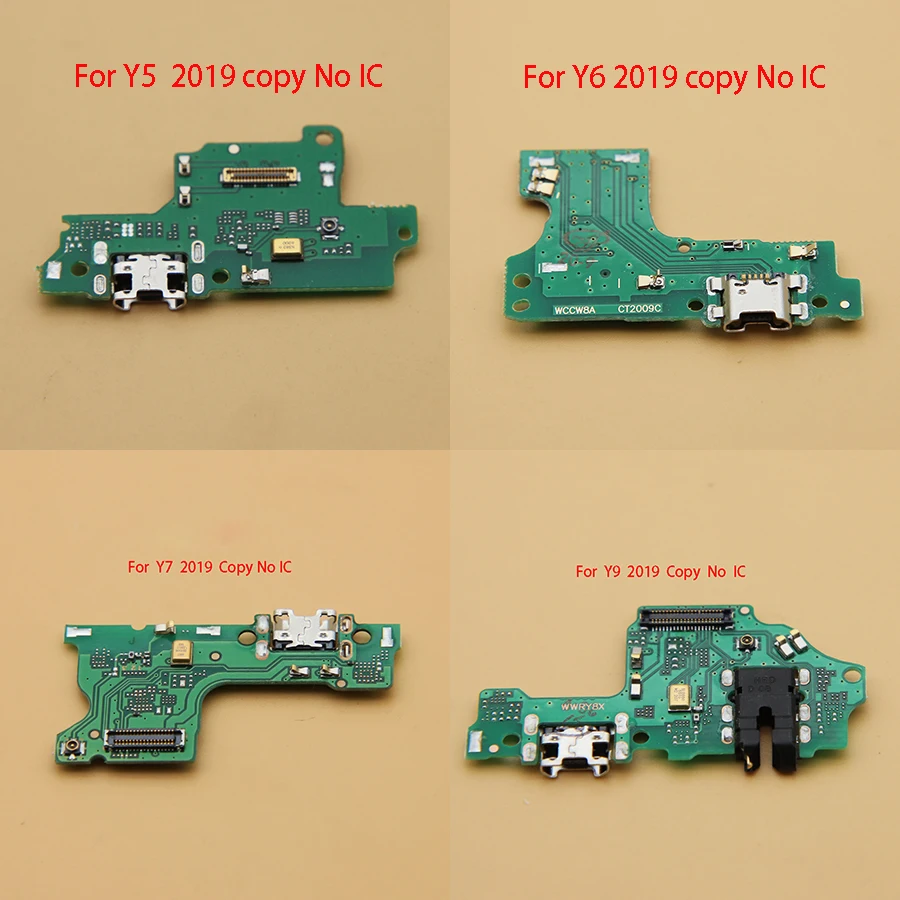 1pcs For Huawei Y5 Y6 Y7 Y9 2019 Prime Micro USB Charger Dock Port Connector Board USB Charging Port Flex Cable