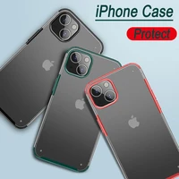 for iphone 13 phone case shockproof armor matte case for iphone 12 pro max iphone 11 xr x mini luxury silicone bumper clear hard