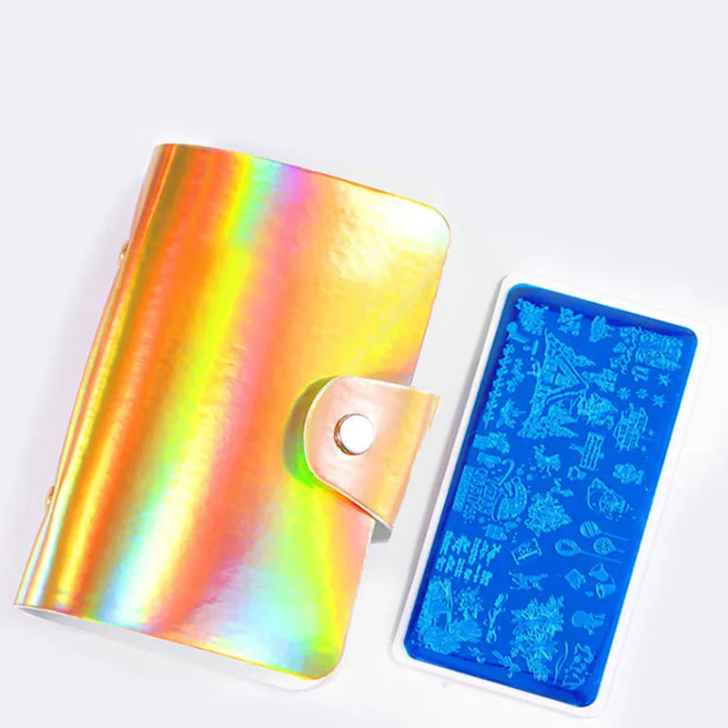 Держатель для штампов с изображением четырех лилий ногтевого дизайна