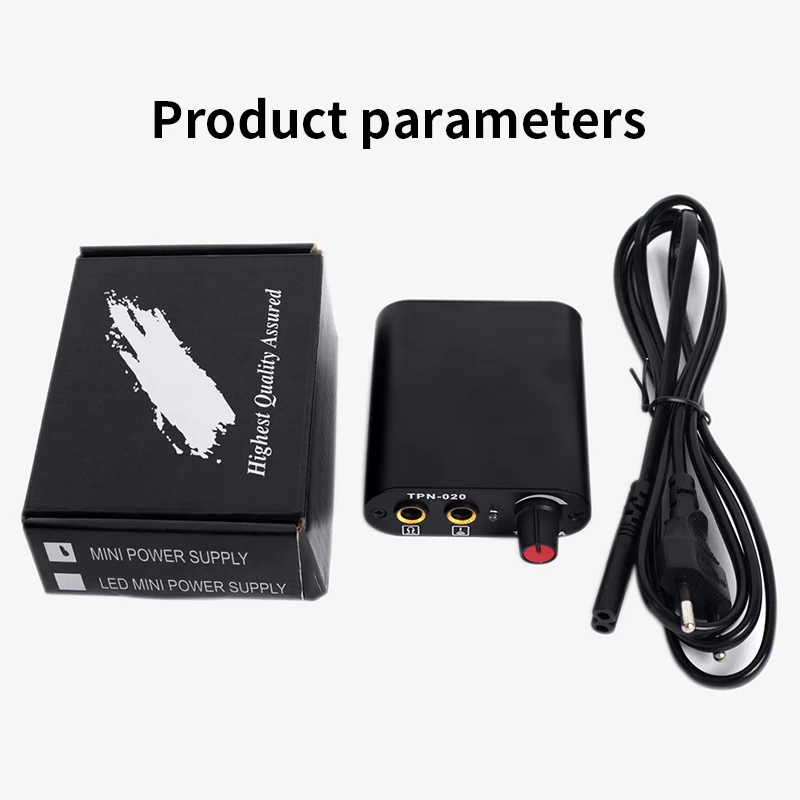 Блок питания для перманентного макияжа Миниатюрный блок тату машинки с шнуром