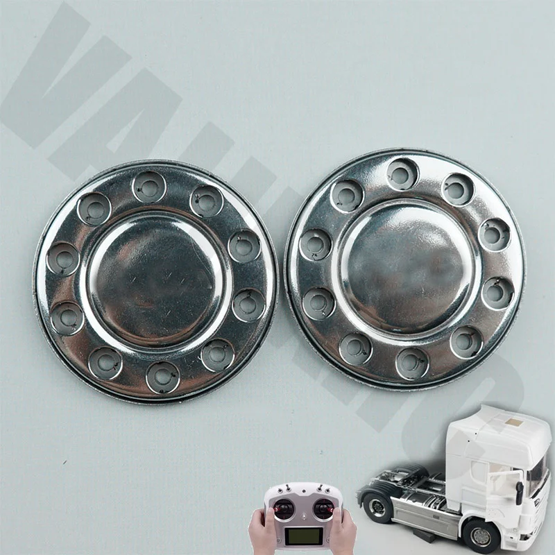 

Металлическая Крышка Ступицы переднего колеса с логотипом для 1/14 Tamiya пульт дистанционного управления грузовик прицеп SCANIA MAN VOLVO BENZ