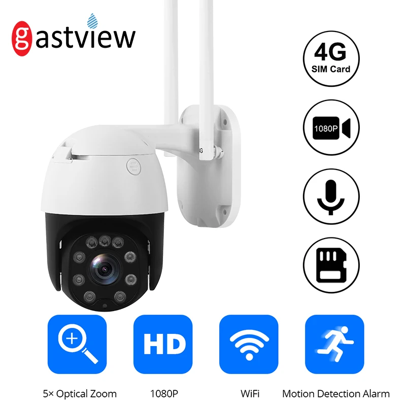 [5MP 5X 4G WIFI камера] AI камера PTZ 3g 4g sim карта Ip купольная 5MP Cctv Wifi Беспроводная ptz 5x