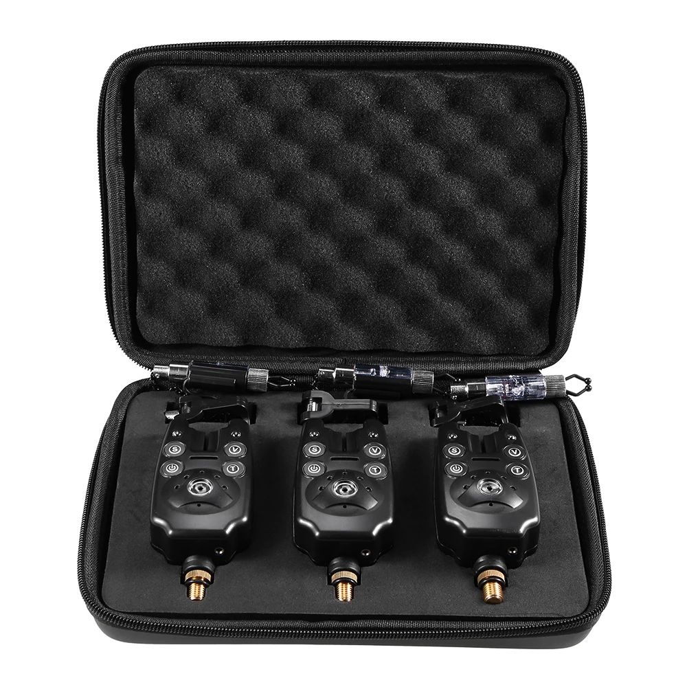 Набор сигнализаторов клева Lixada для рыбалки цифровой рыболовный Свингер с