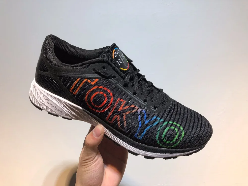Оригинальное новое поступление Аутентичные ASICS DynaFlyte 2 мужские устойчивые кроссовки ASICS Спортивная обувь Кроссовки Tianjiao