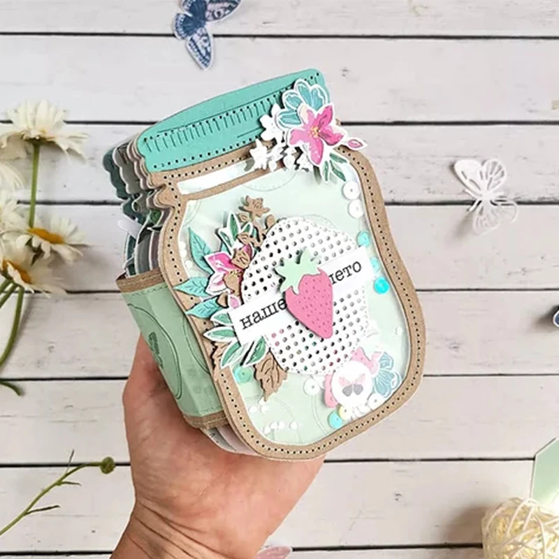 

Штампы Panalisacraft в виде клубники, трафареты для альбома, резки металла, для скрапбукинга «сделай сам», декоративные тисненые бумажные открытк...