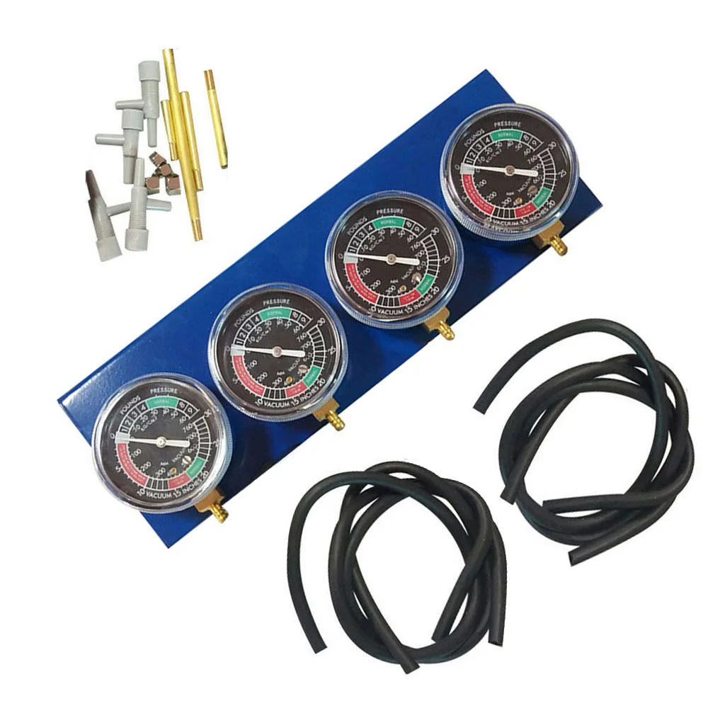 

Motorcycle Fuel Vacuum Carburetor Synchronizer Tool Carb Sync Gauge 4 Cylinder For Motorcycle Motorbike Accessories