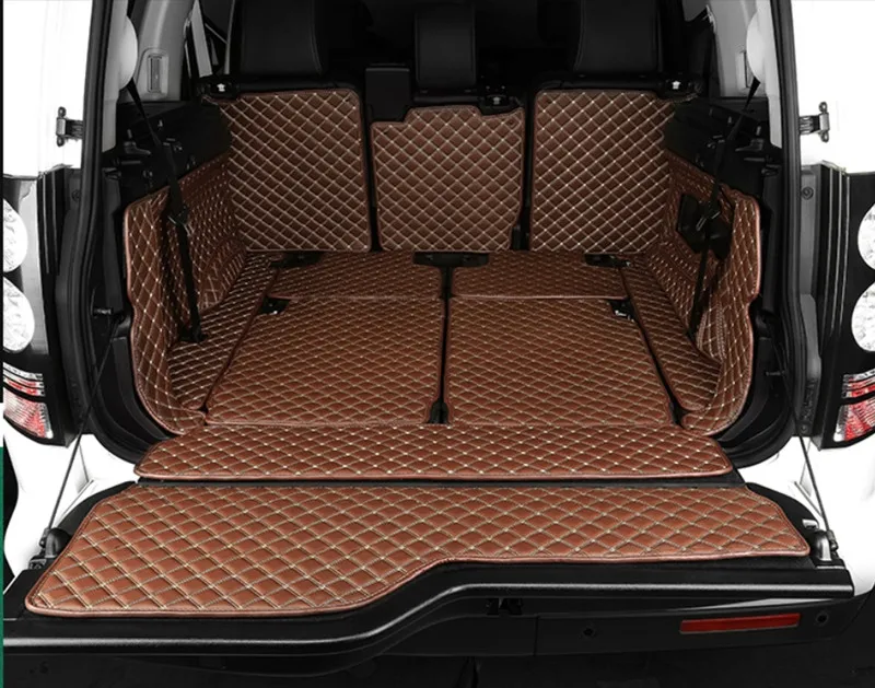 Высшее качество! Специальные коврики для багажника Land Rover Discovery 4 2016-2010 7-местные