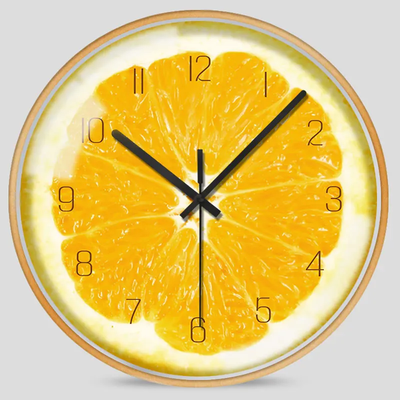 Часы настенные кварцевые в скандинавском стиле тихие металлические современные