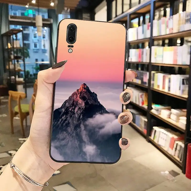 

Alpine landscape art Phone Case For Huawei honor Mate P 10 20 30 40 Pro 10i 9 10 20 8 x Lite