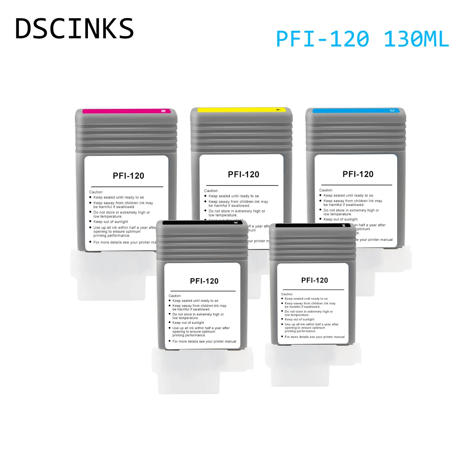 Совместимый чернильный картридж PFI120 для принтера Canon TM200 TM205 TM300 TM305 200 205 300 305 с