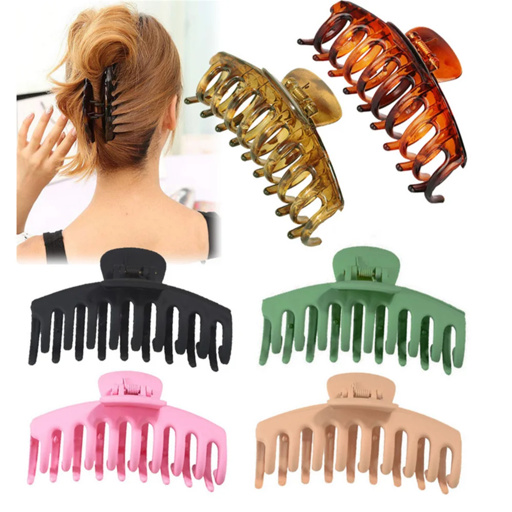 Зажим для волос пластиковые аксессуары большого размера макияжа женщин и