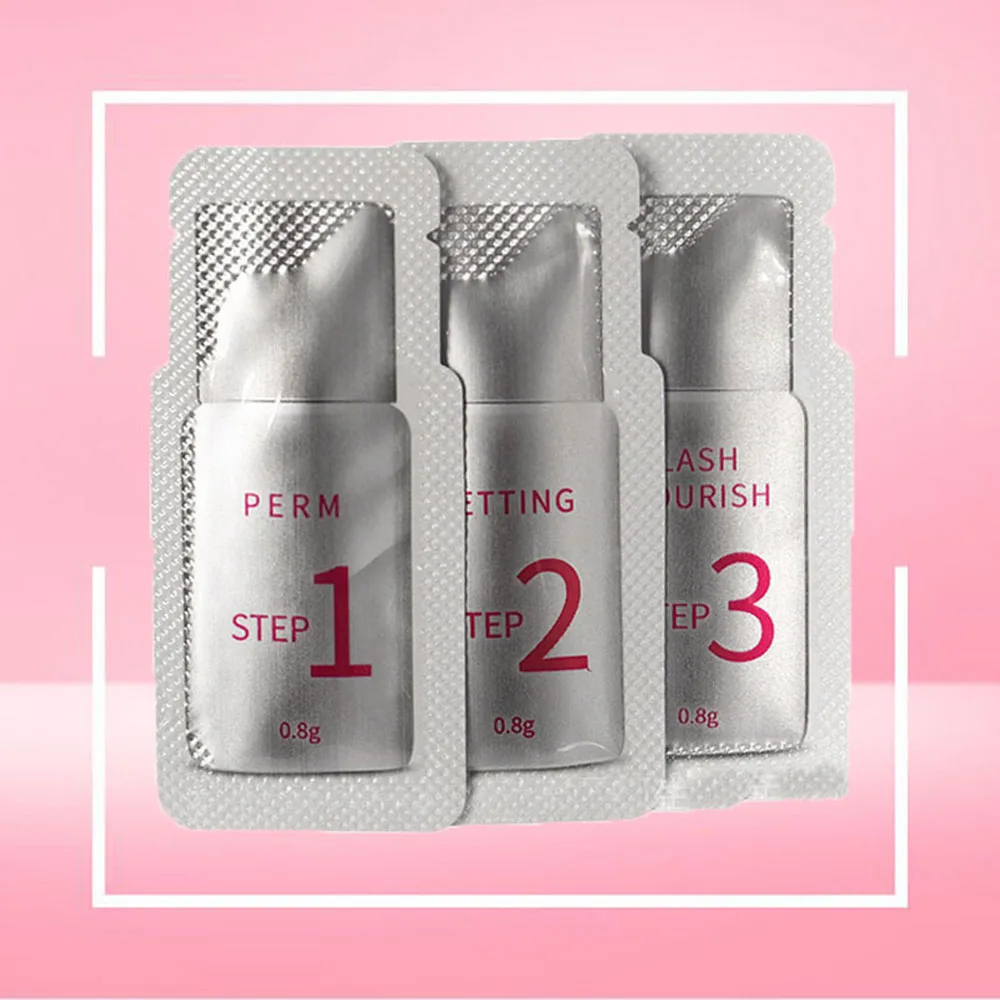 Профессиональный лосьон для перманентной завивки ресниц химическая завивка