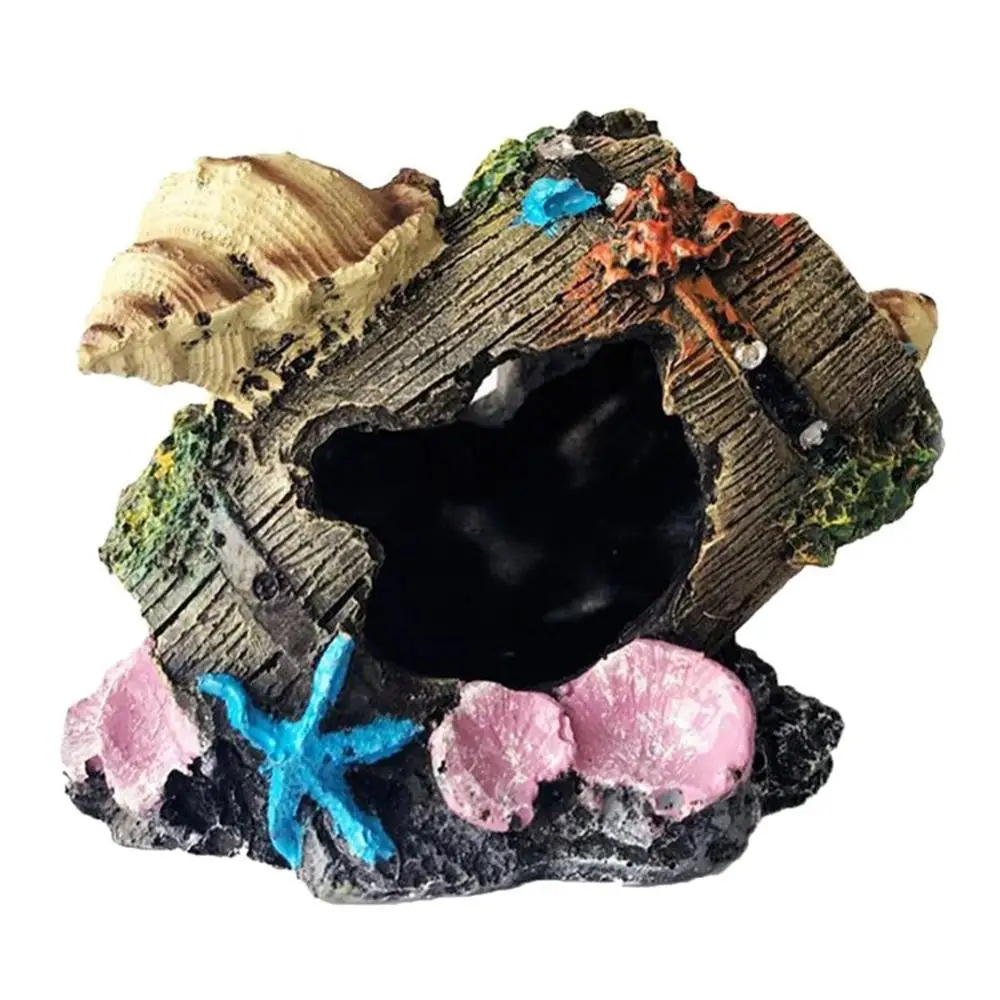 Аквариумный резервуар из смолы искусственная оболочка аквариумный для рыбы