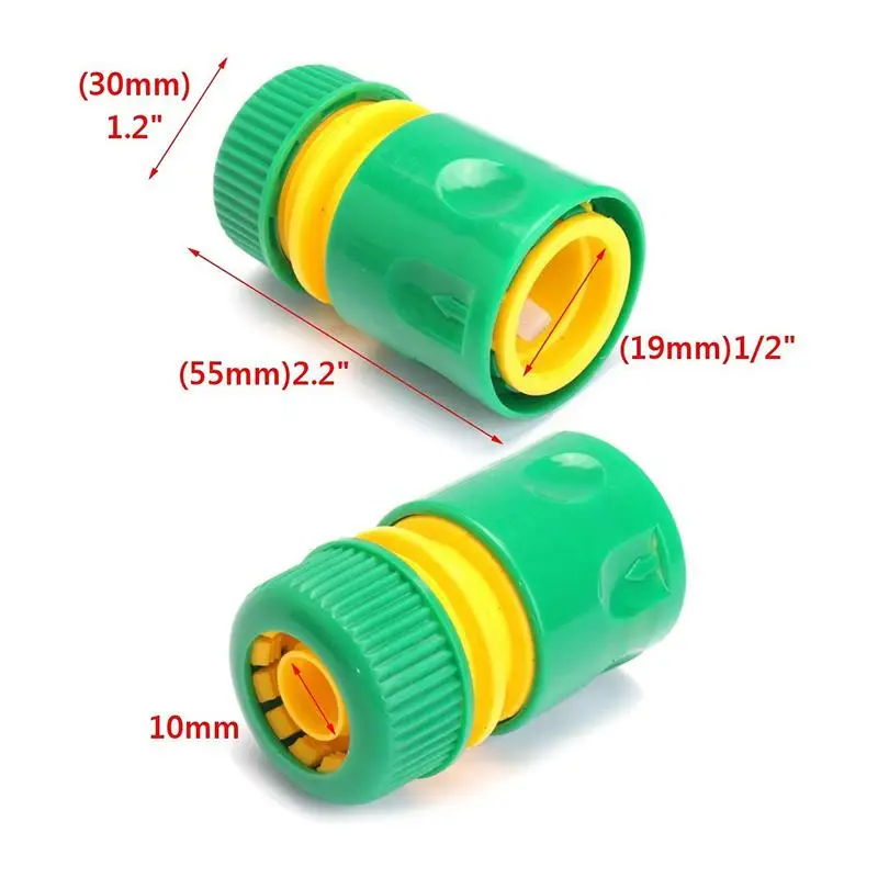 

10 Pcs 1/2inch Garden Hose Tap Water Hose Connector Quick Connector Adapter Hose Connection