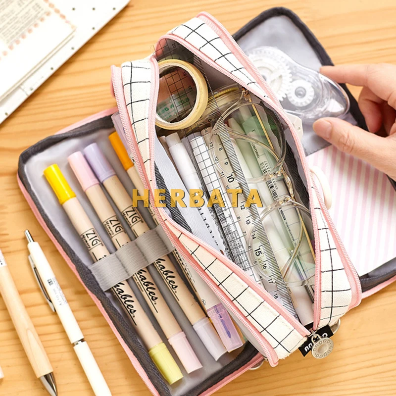 Креативная многофункциональная сумка для хранения большая емкость холщовый